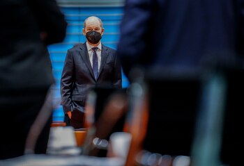 El canciller alemán, Olaf Scholz