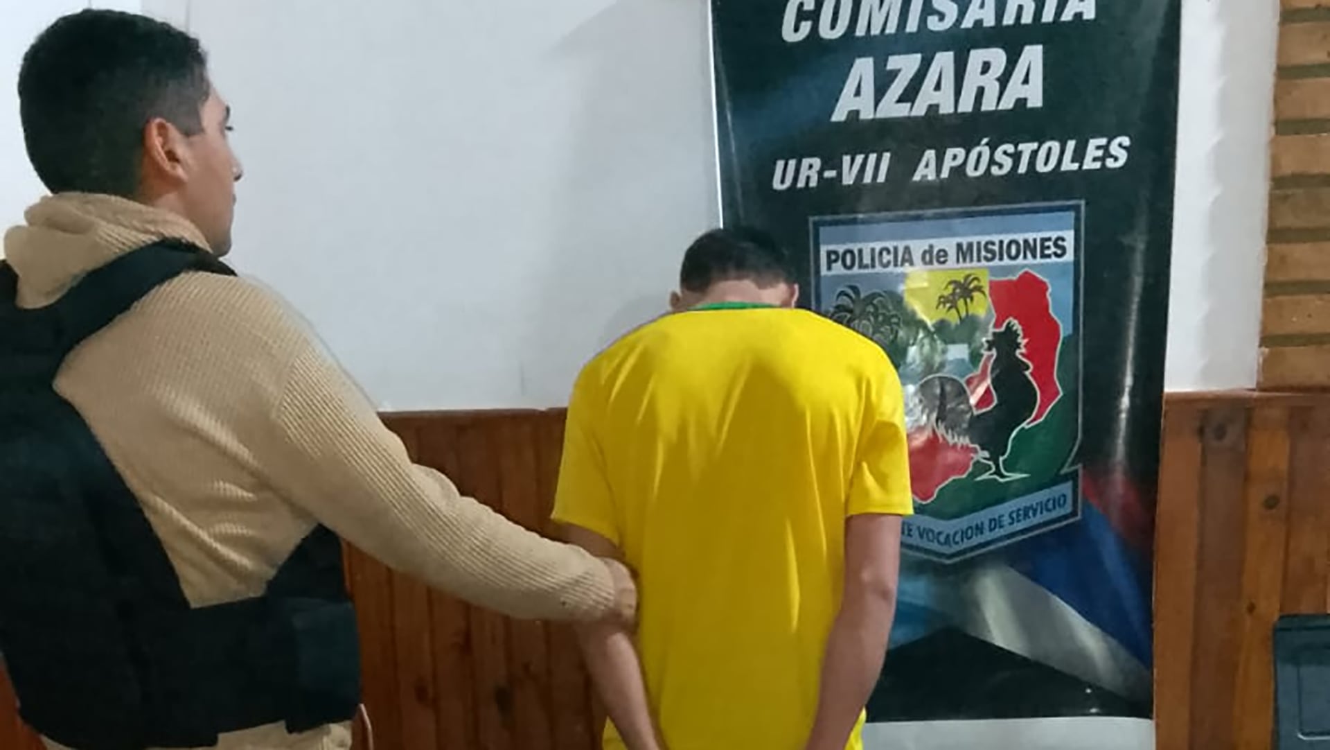 El aprehendido cuenta con antecedentes por delitos contra la propiedad