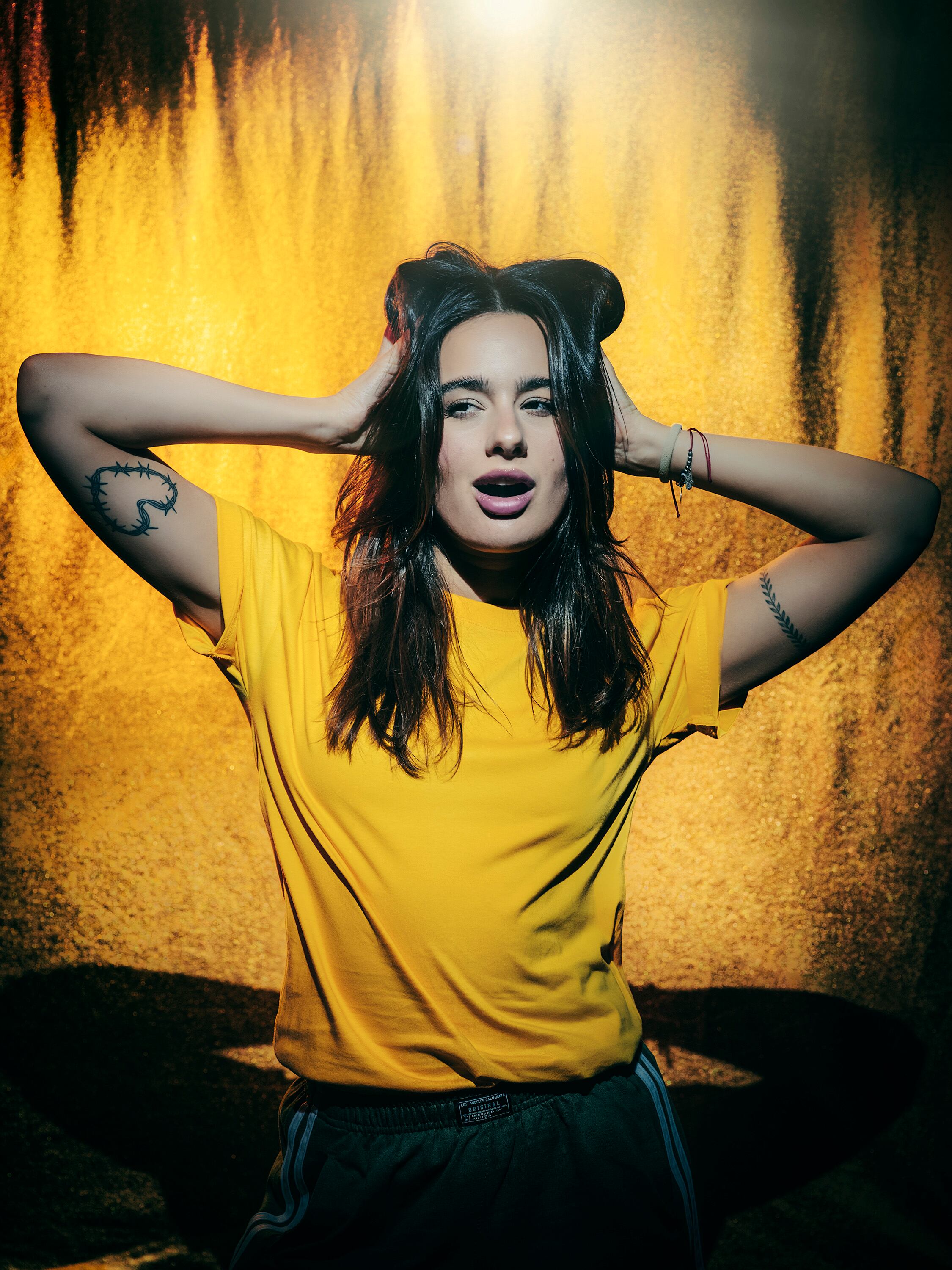 La bailarina confirmó su participación en el programa durante una transmisión en vivo