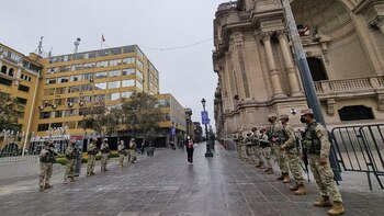 Militares aparecieron en las inmediaciones