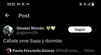 La periodista expuso a las