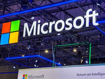 Logo de Microsoft. (Foto: Infobae)