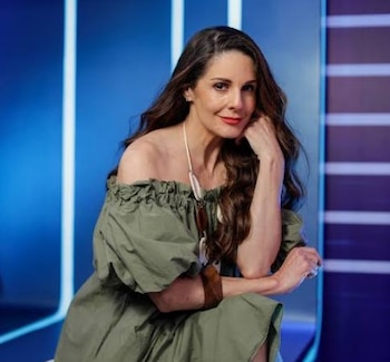 Hijo de Rebeca Escribens aparece por primera vez en televisión y hace una inesperada confesión sobre su futuro artístico. Captura: América TV.