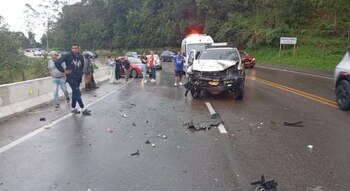 Accidente en Gran Vía, a