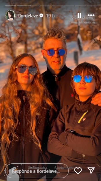 Las vacaciones de Flor de la V junto a su familia