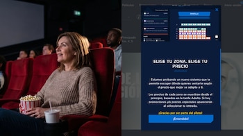 Una famosa cadena de cines implementa un nuevo sistema de rango de precios según donde se elija la butaca