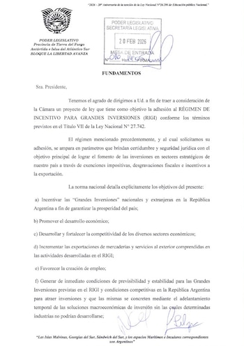 El proyecto presentado por La