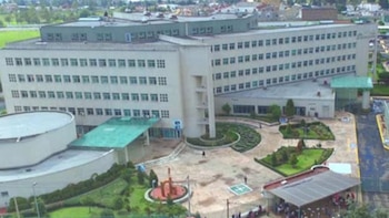 Vista aérea del hospital 'Adolfo López Mateos' en Toluca, Edomex, a donde fue trasladado Caro Quintero. (ISEM)