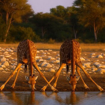 Las jirafas cuentan con adaptaciones