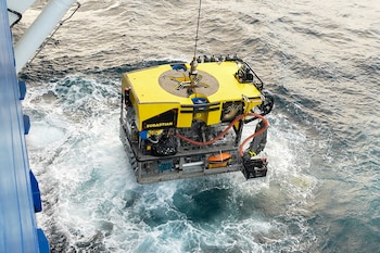 El ROV SuBastian, capaz de operar a grandes profundidades con cámaras de alta definición y sistemas de muestreo de precisión (ROV SuBastian/ Schmidt Ocean Institute)