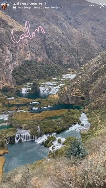 Gustavo Salcedo compartió fotos de