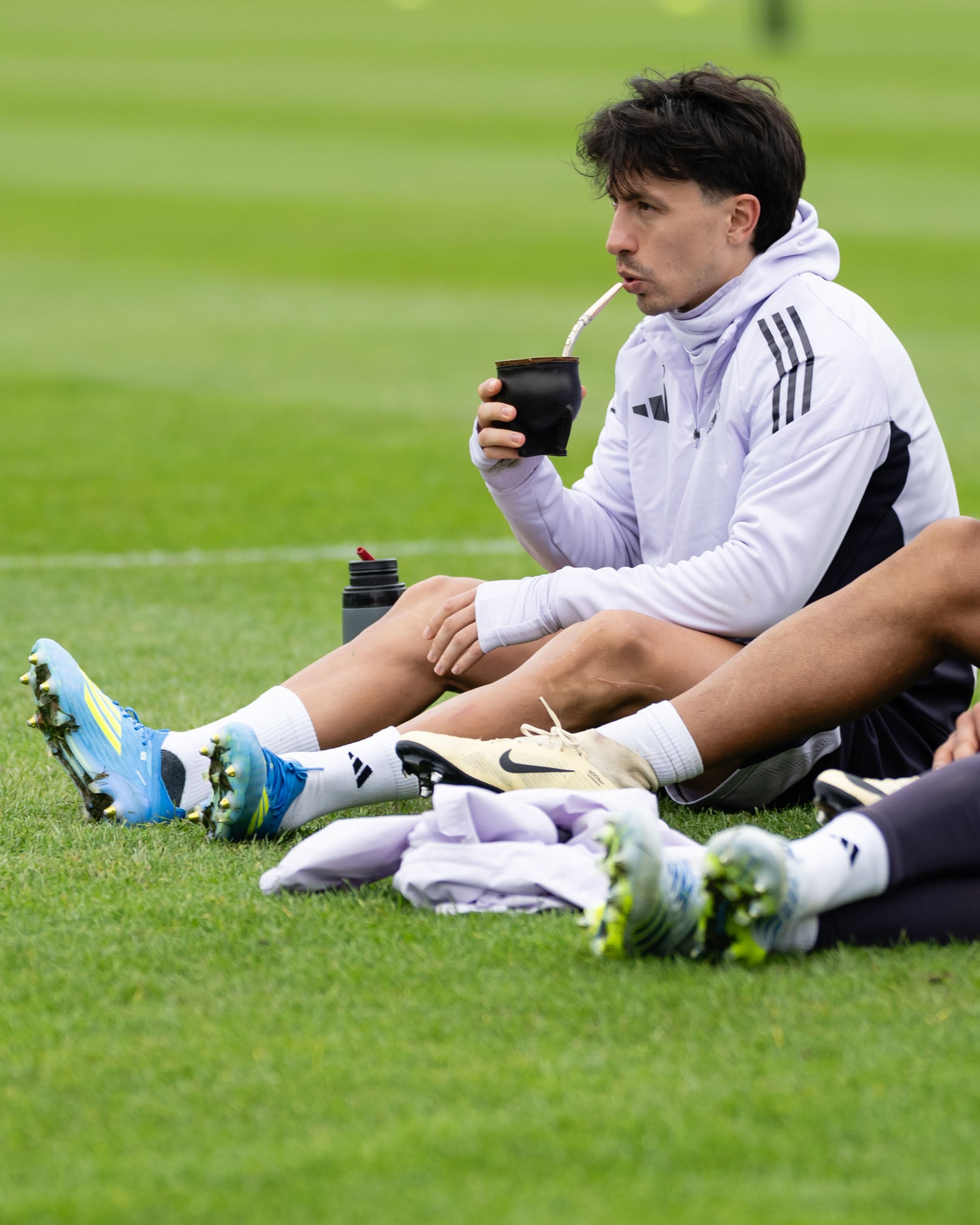 Mate para el entrerriano durante el entrenamiento