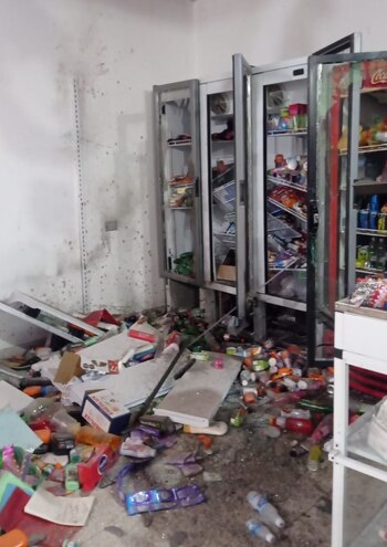 Así quedaron las instalaciones de