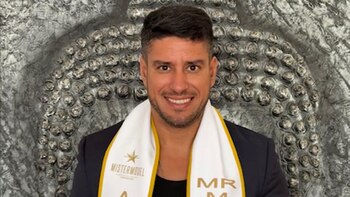 Nahuel Merlo con la banda