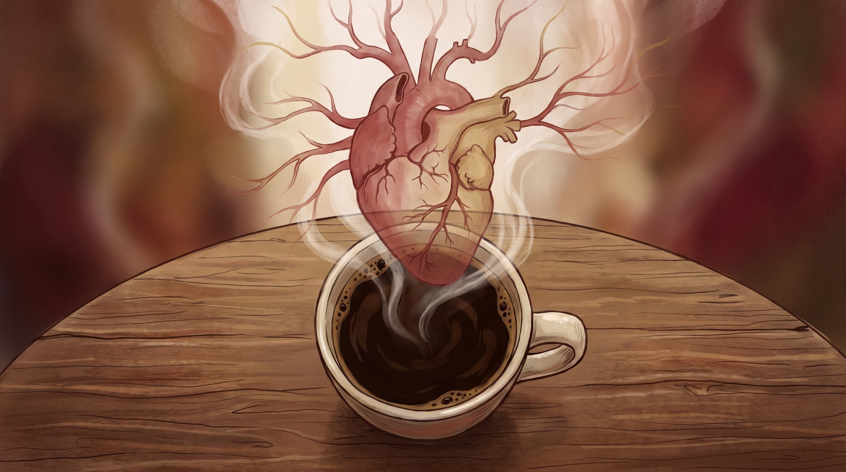 Una taza de café puede provocar latidos rápidos, fuertes o irregulares en personas sensibles a la cafeína. La clave está en distinguir una reacción breve y aislada de una aceleración persistente que puede ser señal de un problema cardíaco. (Imagen Ilustrativa Infobae)