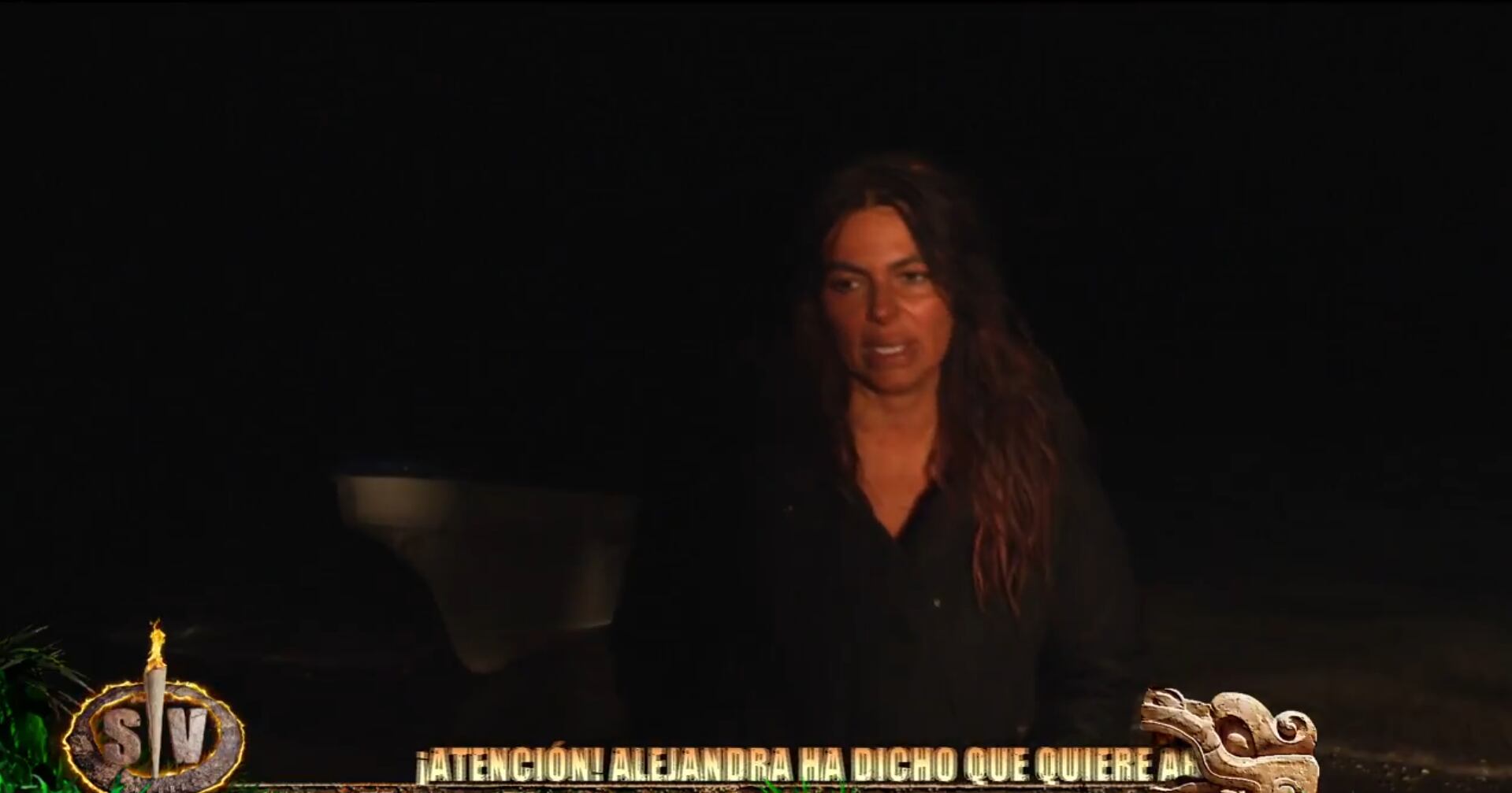 Marisa Jara en su llegada a Playa Destino (Supervivientes)