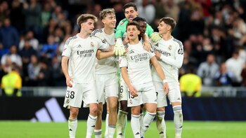 Real Madrid llega en una muy buena dinámica al derbi de la capital. - Crédito: AFP