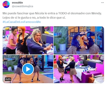 Nicola y Wendy sorprendieron al