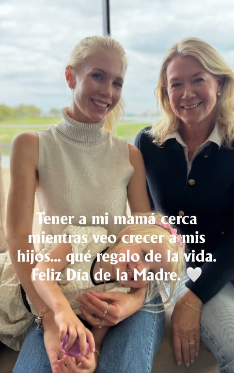 Tener a mi mamá cerca mientras veo crecer a mis hijos... qué regalo de la vida