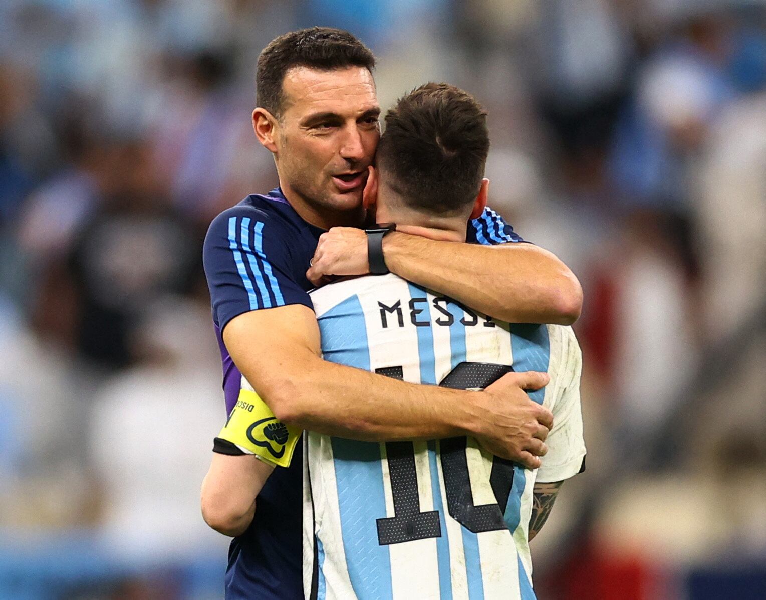 Messi, mimado por Scaloni desde siempre (REUTERS/Carl Recine)