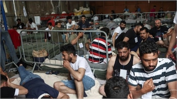 Los migrantes fueron resguardados por