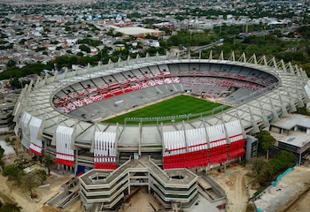El Estadio Metropolitano Roberto Meléndez recibirá por primera vez una definición a partido único del torneo continental. (EFE/Alcaldía de Barranquilla)