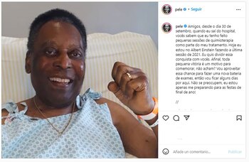 Pelé utilizó su cuenta de