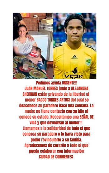 El pedido de ayuda que