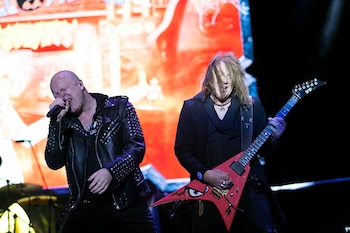 Michael Kiske y Kai Hansen