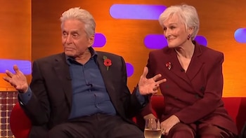 Michael Douglas y Glenn Close