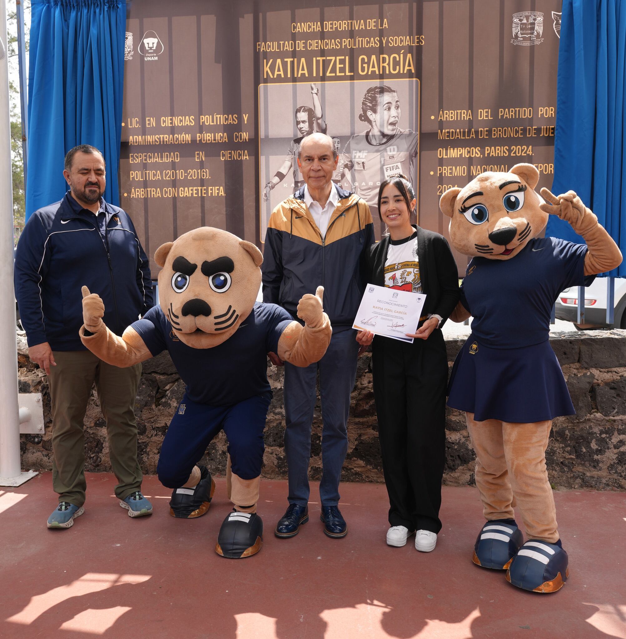 Homenajean a Katia Itzel García en la FCPyS de la UNAM (FB/ Facultad de Ciencias Políticas y Sociales - UNAM)