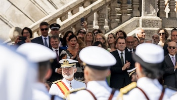 Felipe VI presidirá el próximo jueves en Marín (Pontevedra) la entrega de reales despachos de la Armada