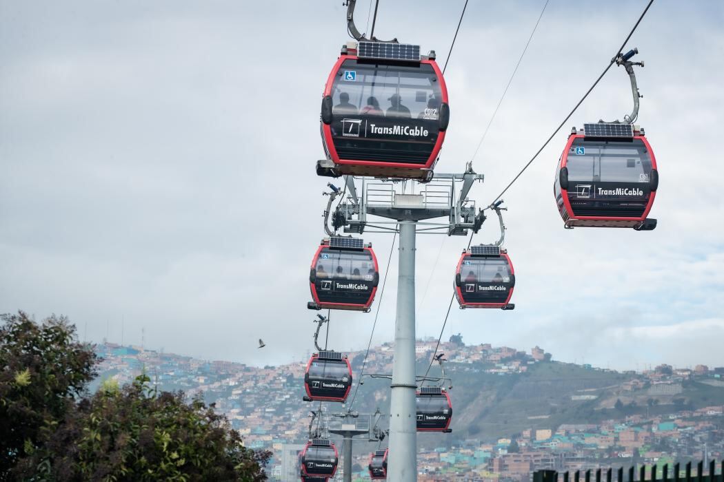 Durante las elecciones legislativas, se suspendió el servicio de TransmiCable en Bogotá por tormenta eléctrica - crédito TransMilenio