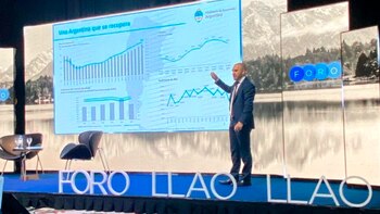 Guzmán en su presentación el