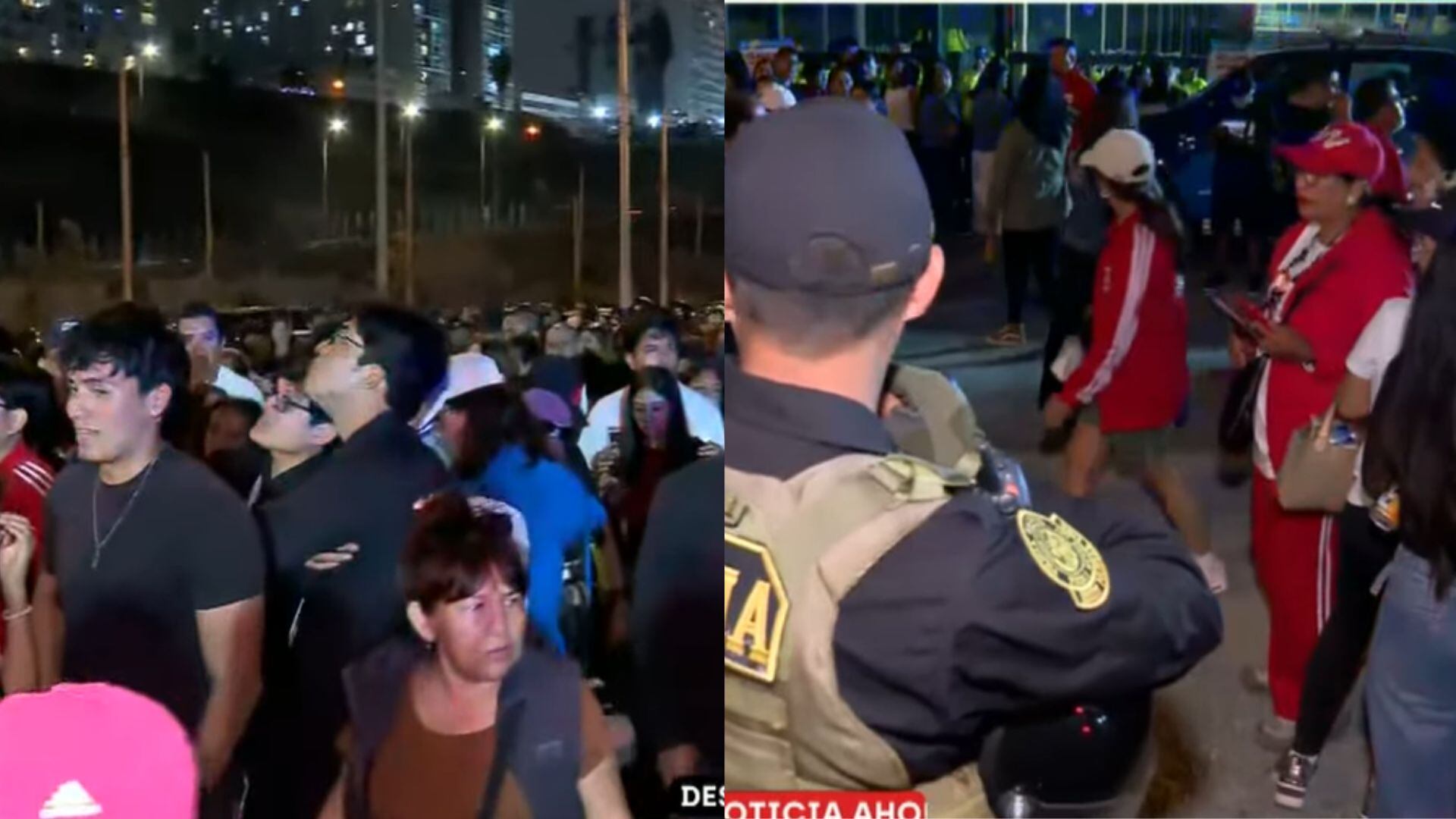 Personal de la Municipalidad de San Miguel y PNP retiraron a fans en Arena 1 ante la cancelación de concierto de Robbie Williams