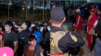 Personal de la Municipalidad de San Miguel y PNP retiraron a fans en Arena 1 ante la cancelación de concierto de Robbie Williams