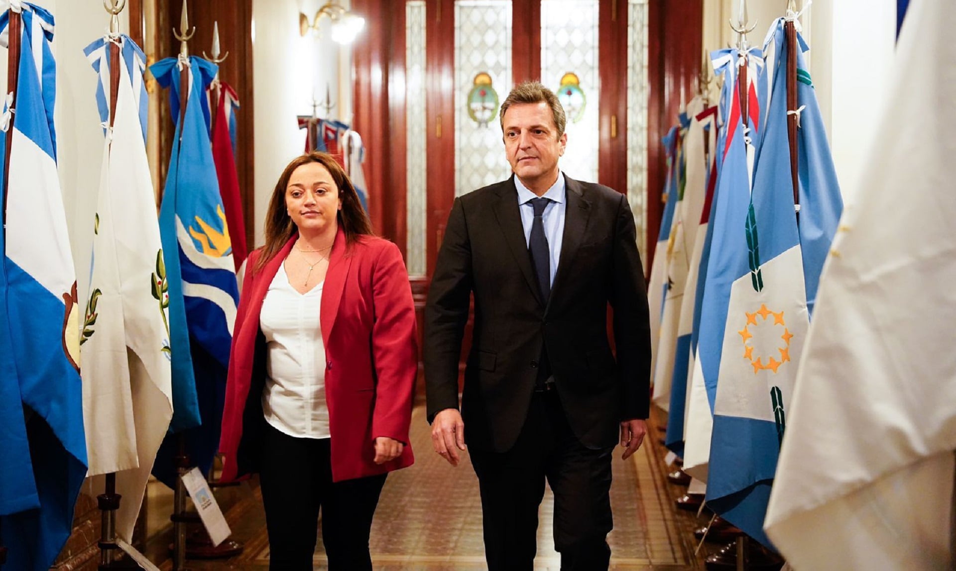 Sergio Massa y Cecilia Moreau, dos dirigentes que reclaman la unidad de todo el espacio peronista para el 2027