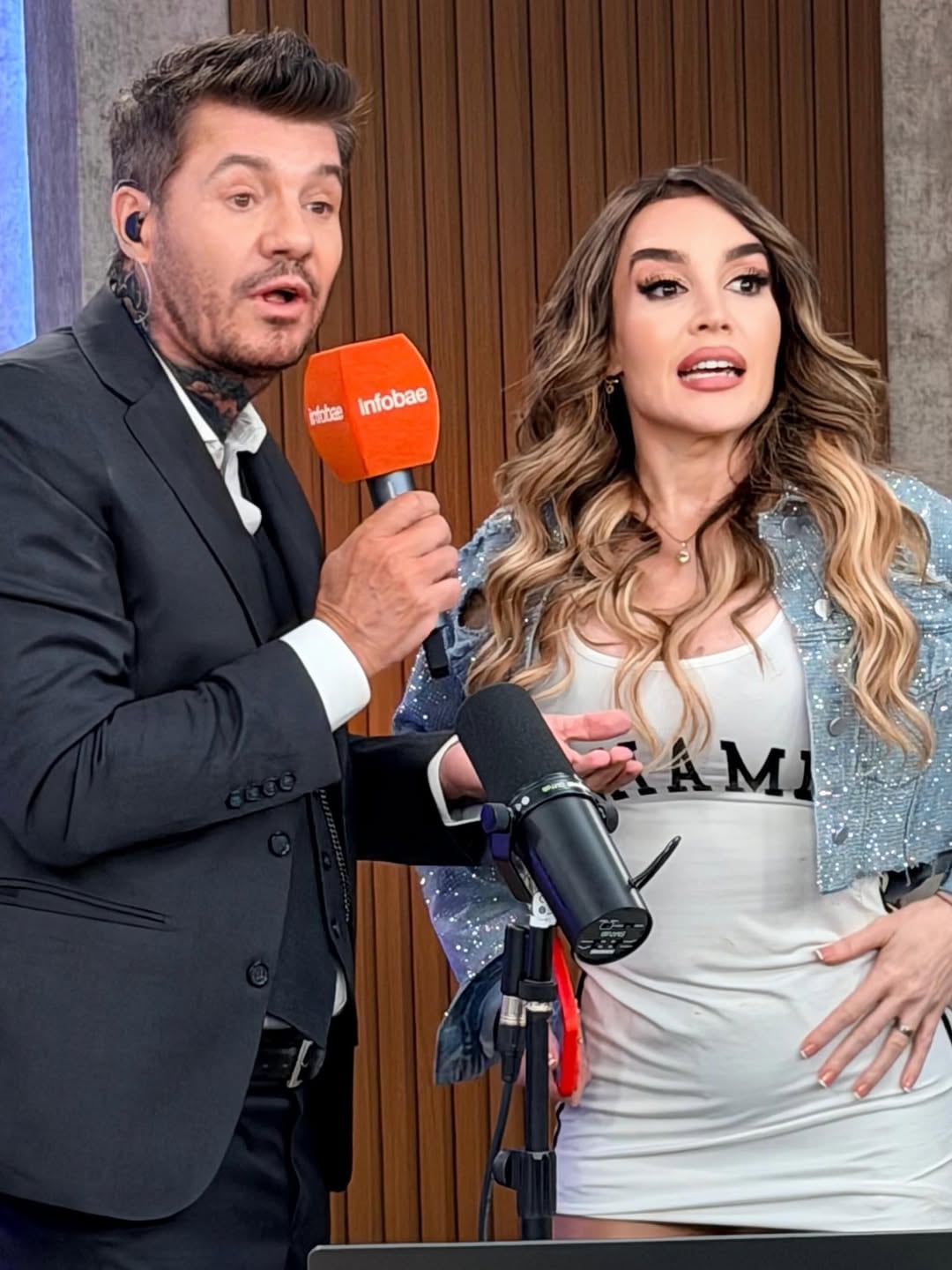 La imitadora argentina llegó a Infobae Mundial directo desde un ensayo y una prueba de sonido de Muchachos Fan Fest en Miami