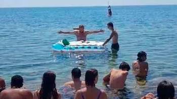 Mattia Bernascon decidió celebrar la