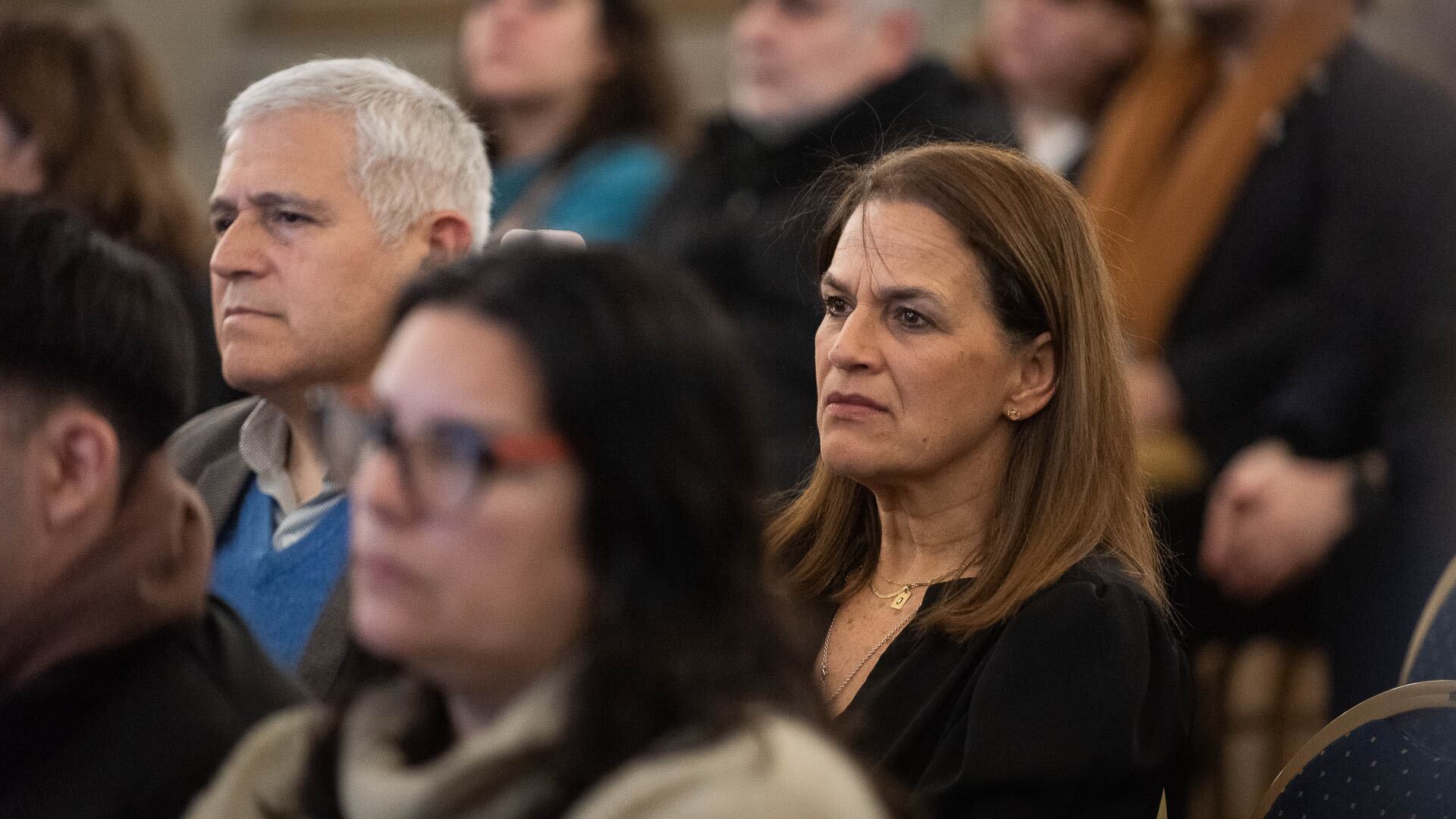 Cecilia Pando y el mayor retirado Pedro Rafael Mercado (Gustavo Gavotti)