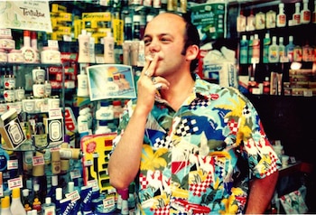 Retrato de Marcelo Pombo, de la serie de artistas de los '90