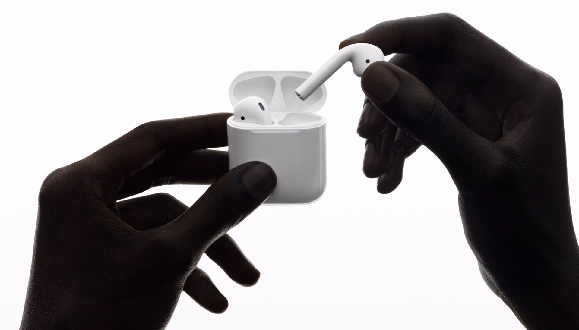 Las cámaras infrarrojas permitirían el reconocimiento de gestos y el control avanzado de la reproducción y volumen en los AirPods. (APPLE)