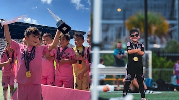 Ciro Messi se consagró campeón con la Academia de Inter Miami: convirtió otro golazo de tiro libre y fue elegido MVP