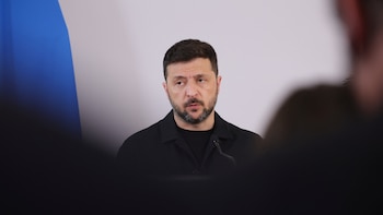 El presidente de Ucrania critica