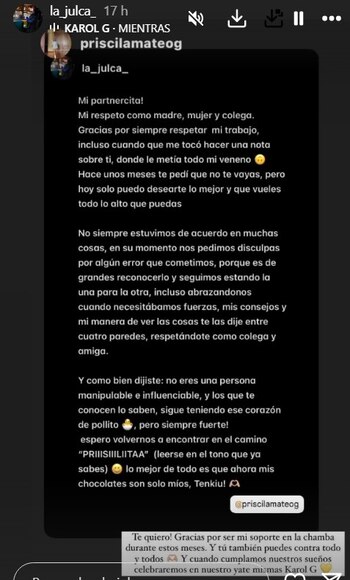 Naty Julca, colaboradora de Magaly