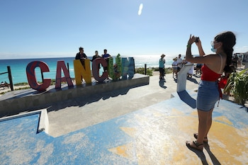La temperatura media en Cancún