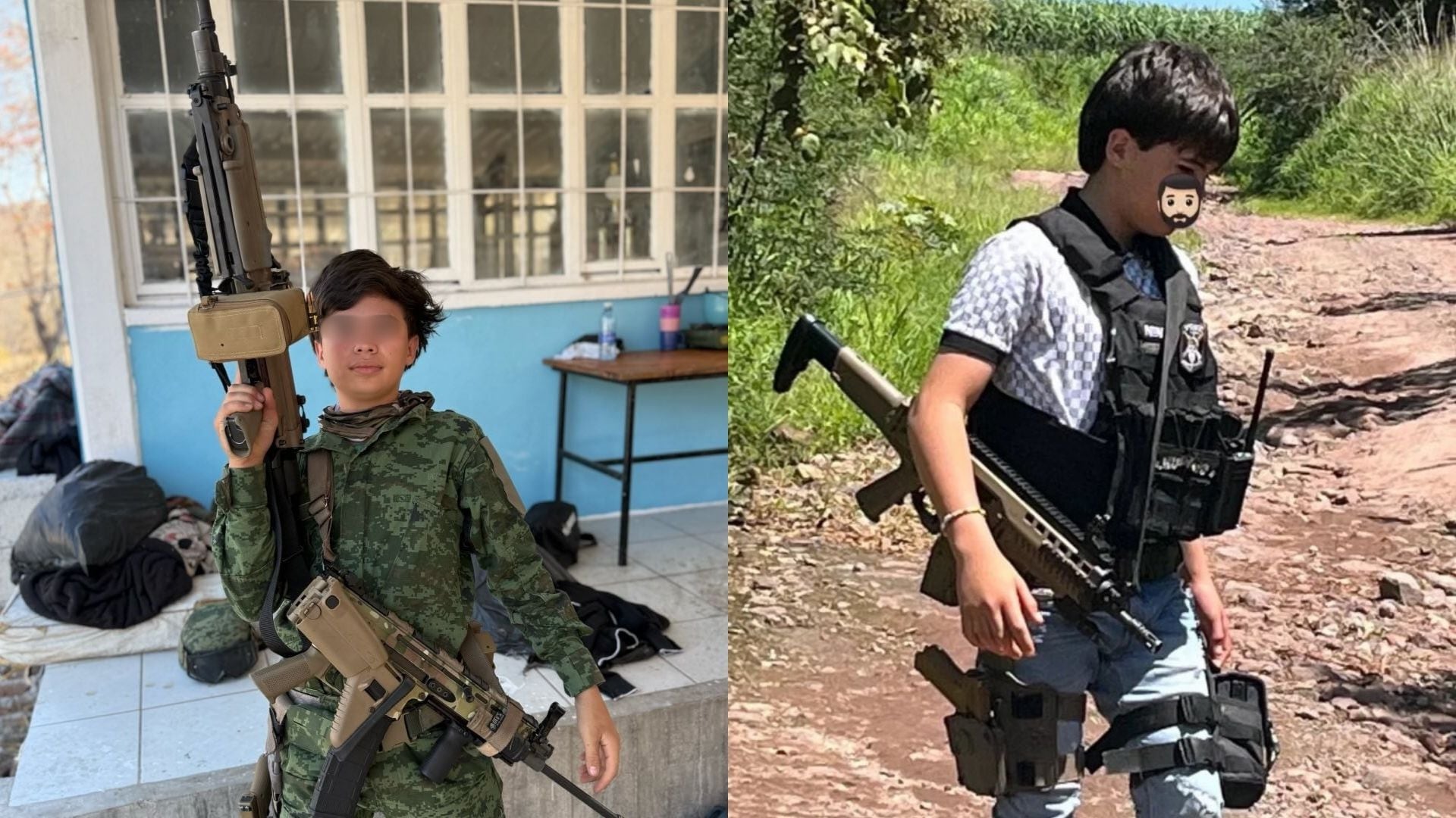 Imágenes en donde supuestamente se ve a Chuchito Nini. (Redes sociales)