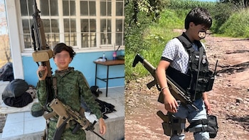 Imágenes en donde supuestamente se ve a Chuchito Nini. (Redes sociales)