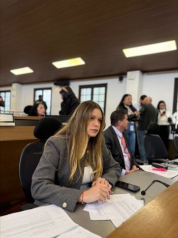 Hernández advirtió que la gestación subrogada expone a las mujeres al riesgo de instrumentalización y trata de personas - crédito Concejo de Bogotá