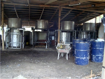 El laboratorio fue hallado en